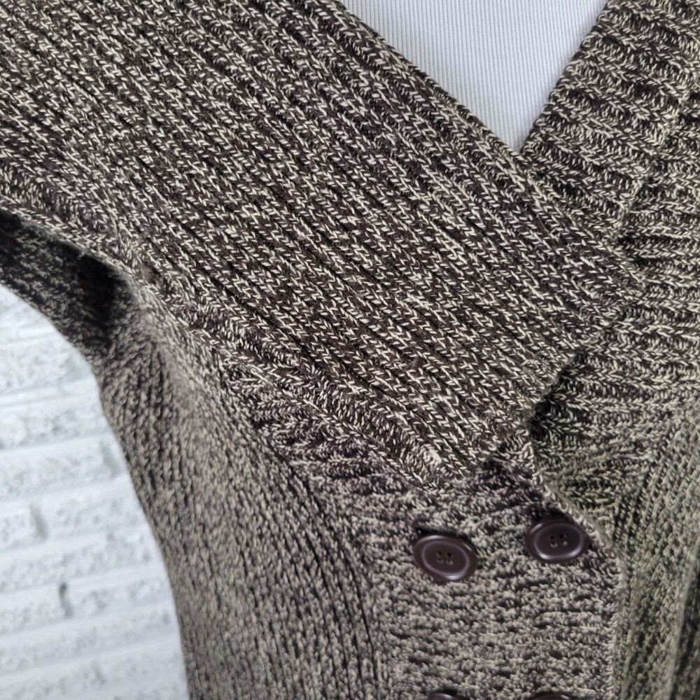 United States Sweaters Womens XL Cardigan Brown Marled Long Sleeve HNGE - Picture 5 of 9